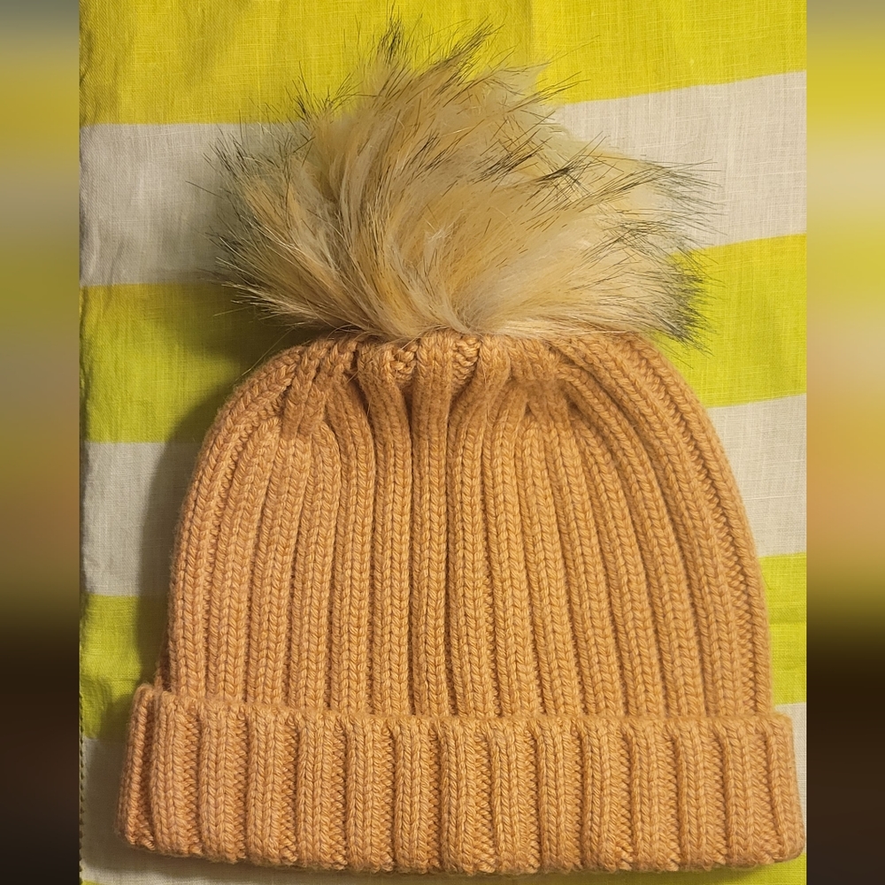 NWT J.CREW Snowhat with Pom Pom